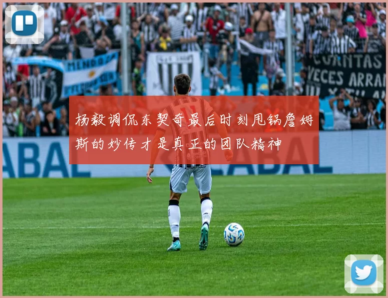 杨毅调侃东契奇最后时刻甩锅詹姆斯的妙传才是真正的团队精神